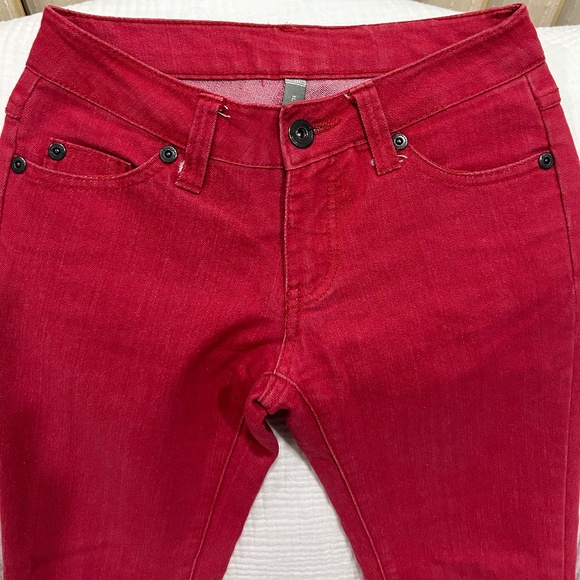 Faded Red Farlow Jeans Size 0 - Picture 1 of 7